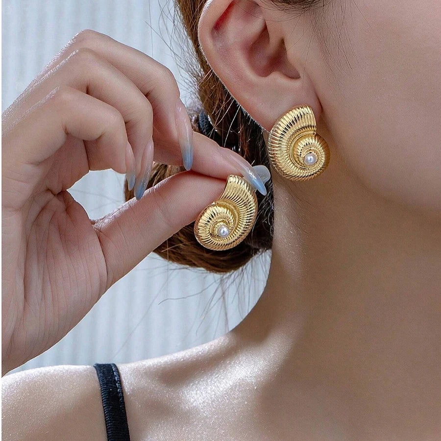PearlCrest Earrings