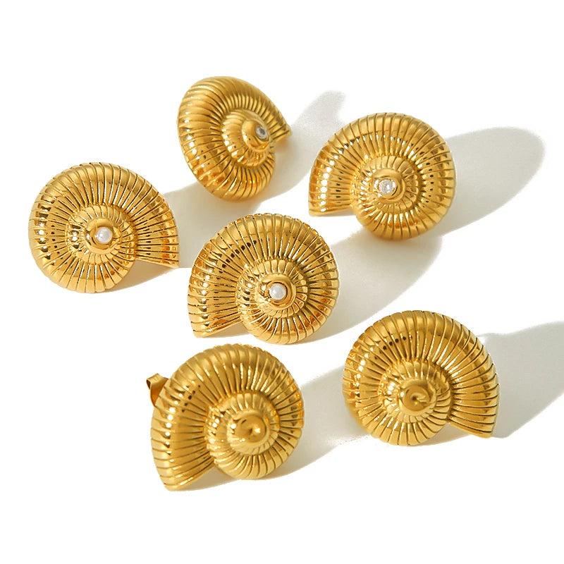 PearlCrest Earrings
